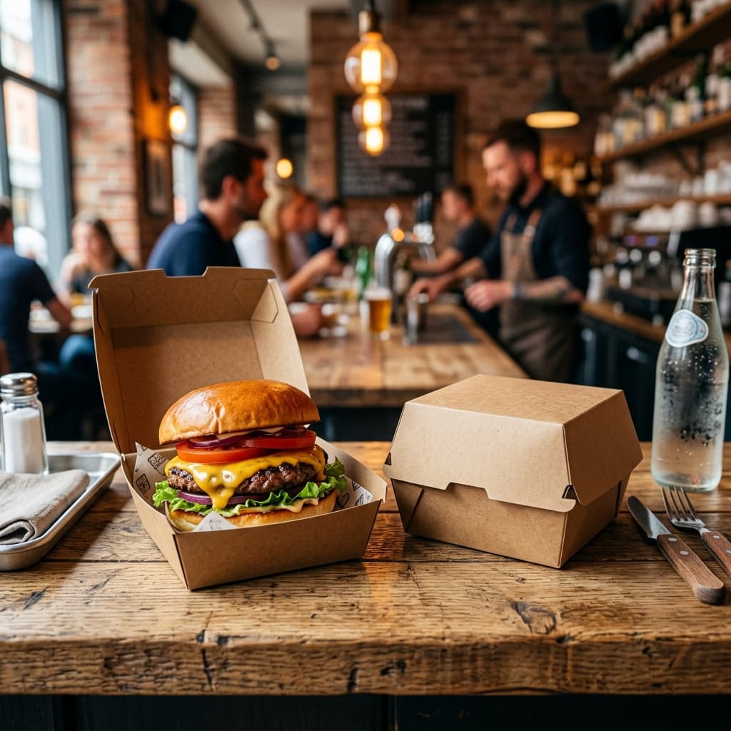 Коробки для бургеров - Brosan Packaging