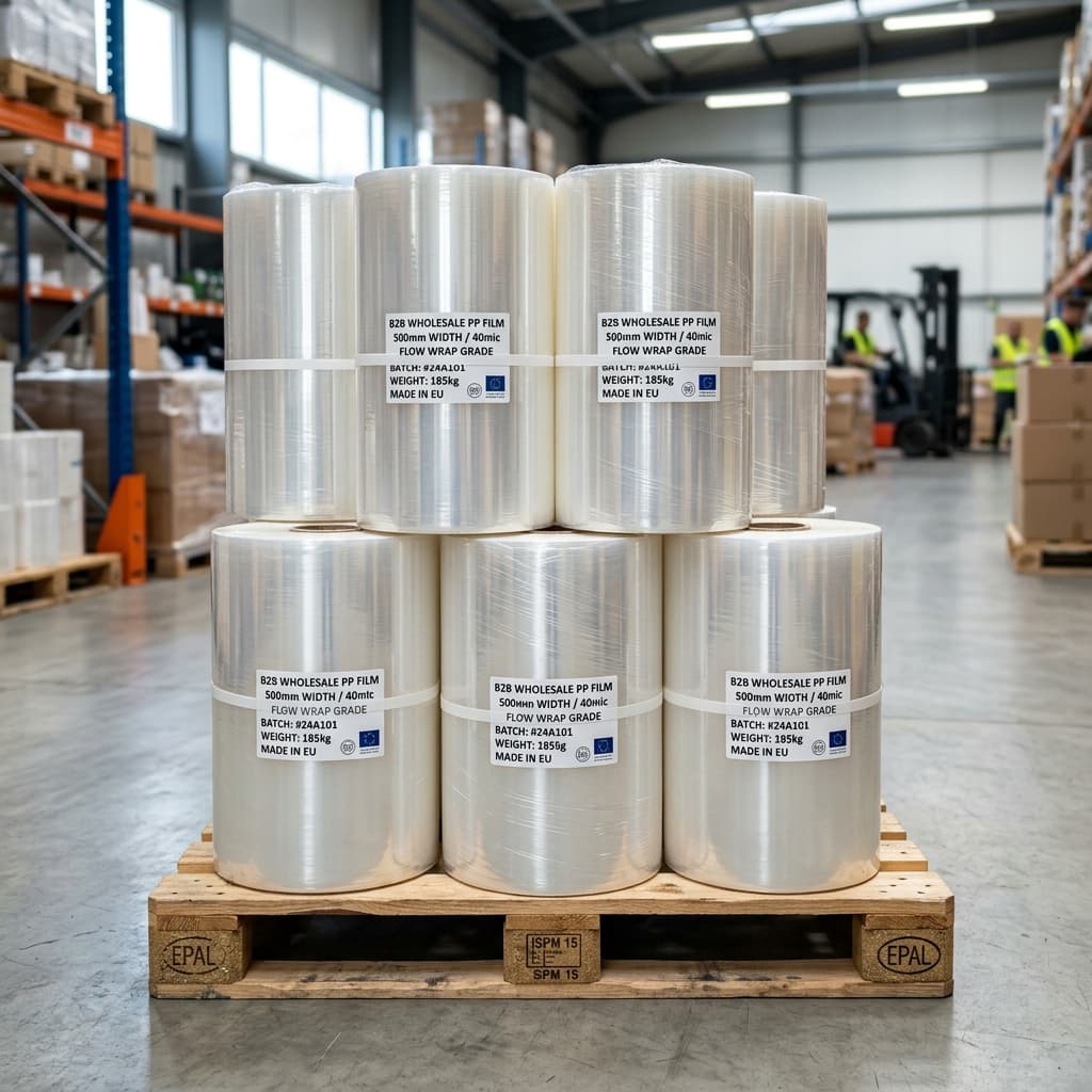 PP Reels | Industrial Polypropylene Film Rolls